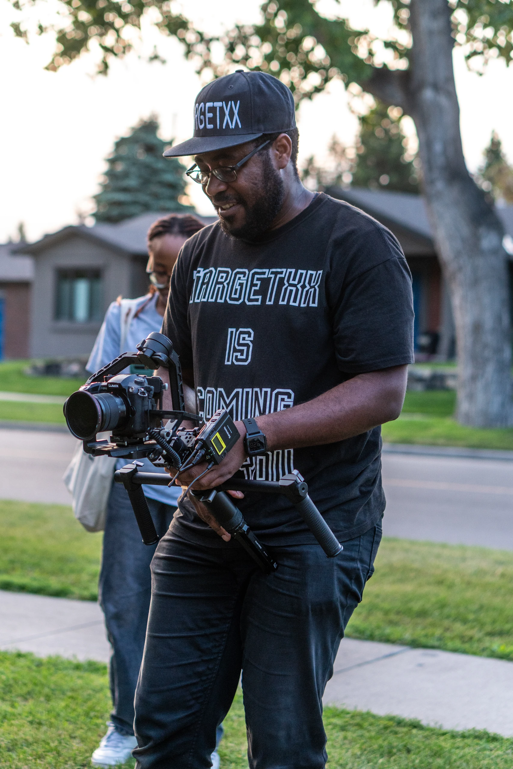 Cinematographer on set